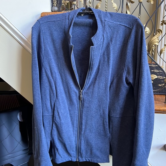 Soft Surroundings Zip Jacket. Pockets front . XS cotton/spandex - Picture 3 of 5